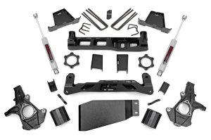 GMC Sierra 1500 Suspension Lift Kit - Front + Rear - Rough Country - 6-Inch Lift - '07-'13